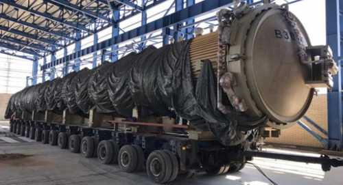 f34da2b3b36d877793fd0a142a4a15ab L - ورود دومین مرحله از تجهیزات کارخانه الکترود گرافیتی اردکان