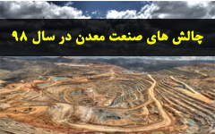 مشکلات صنعت معدن در سال ۹۸