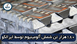 تولید ۱۸۰ هزار تن شمش آلومینیوم توسط ایرالکو