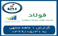 گزارش ماهانه نماد فولاد منتهی به ۱۳۹۹/۰۵/۳۱